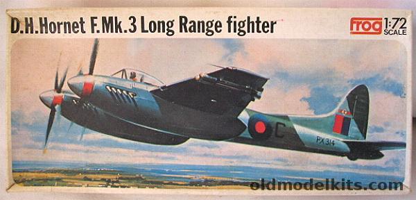 Frog 1/72 DH Hornet F.Mk.3 Long Range Fighter, F239 plastic model kit